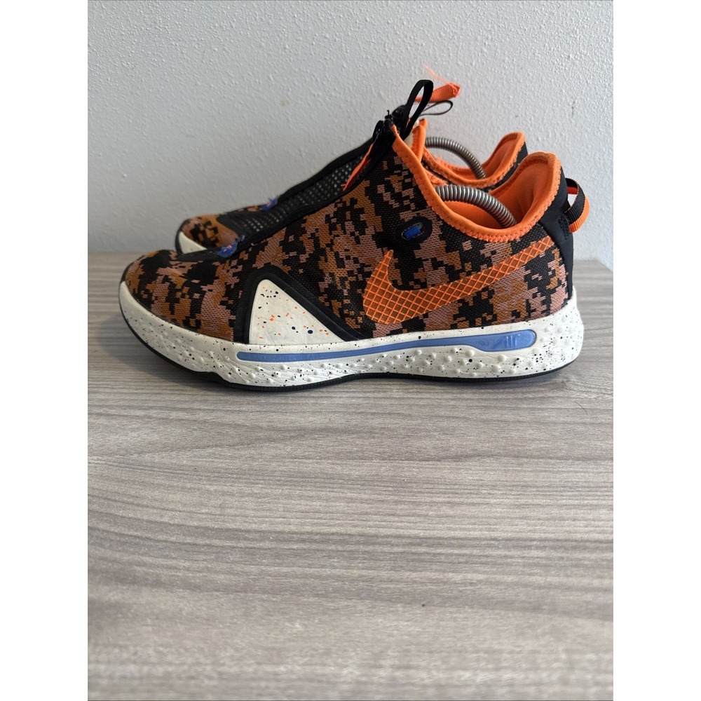 Nike PG 4 Digi Camo Paul George Basketball Shoes CD5079-200 Men's Size 12